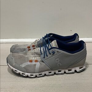 On Running women Gray and Blue Athletic Shoes